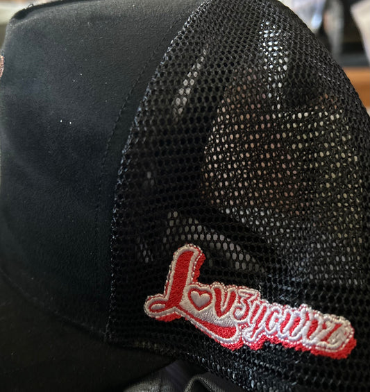Lov3yourz Suede Trucker Hats