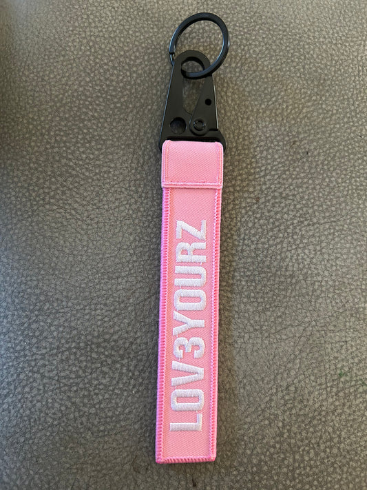 Lov3yourz Key chain Pink limited edition