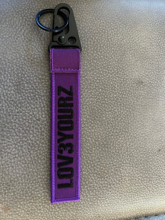 Lov3yourz Key chain Purple